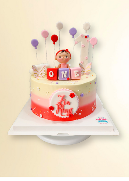 Baby Cake with Blocks