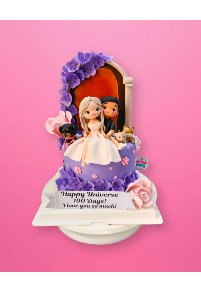 Couples Anniversary Cake