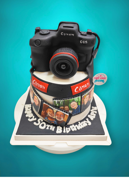 Camera Cake (with Edible Print)
