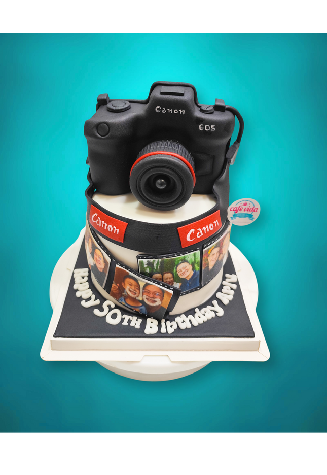 Camera Cake (with Edible Print)