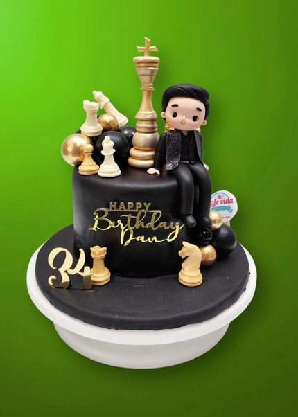 Chess Birthday Cake