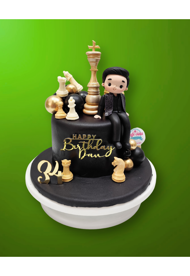 Chess Birthday Cake