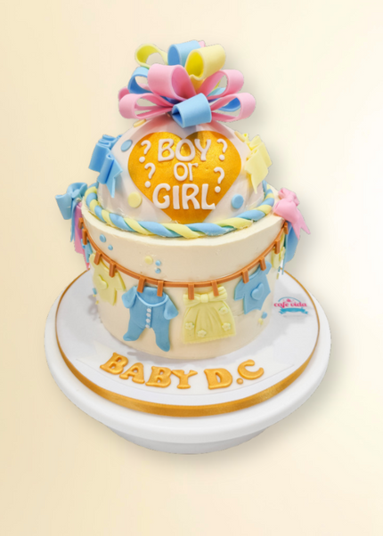 Gender Reveal Cake