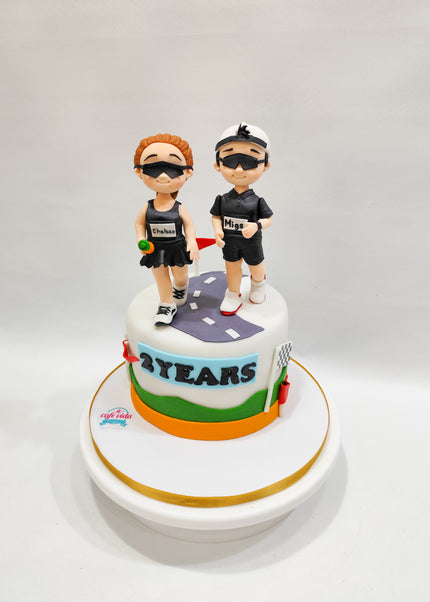 Couples Anniversary Cake