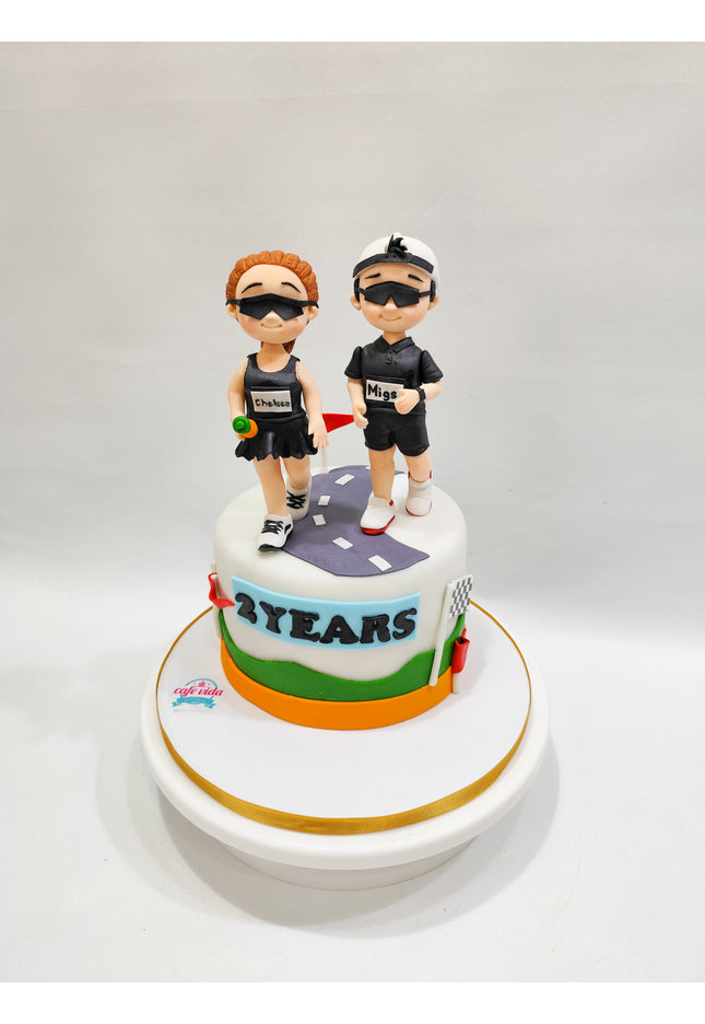 Couples Anniversary Cake