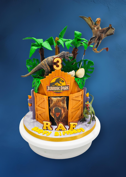 Jurassic Park Cake