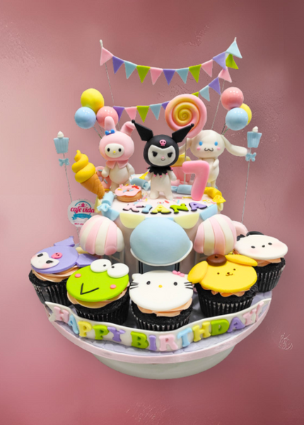 Kuromi Cakes