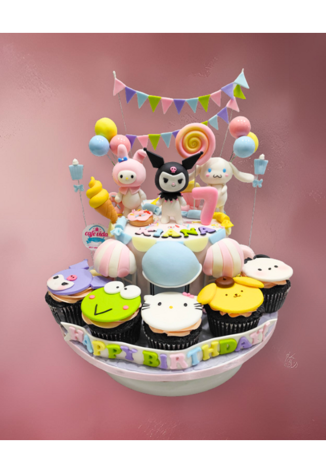 Kuromi Cakes