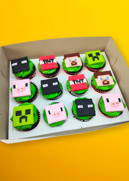 Minecraft Cupcake Set (12 pieces)