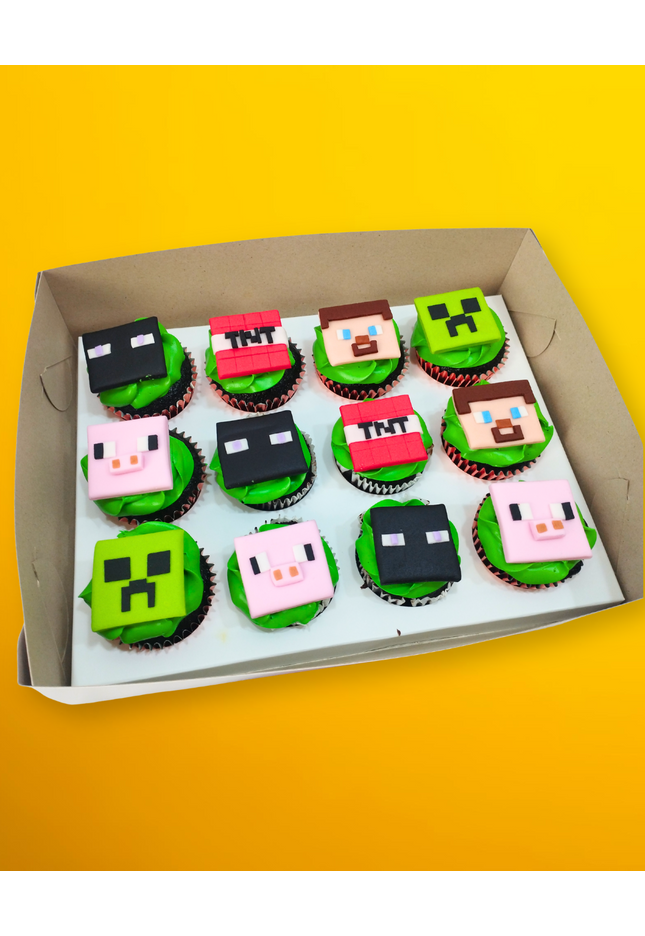 Minecraft Cupcake Set (12 pieces)