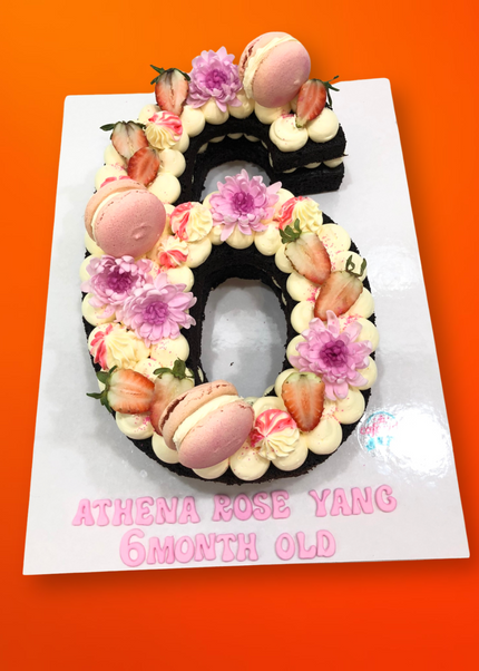 Birthday Monogram Cakes