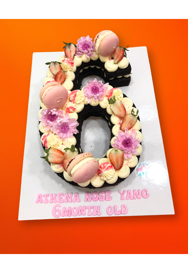 Birthday Monogram Cakes