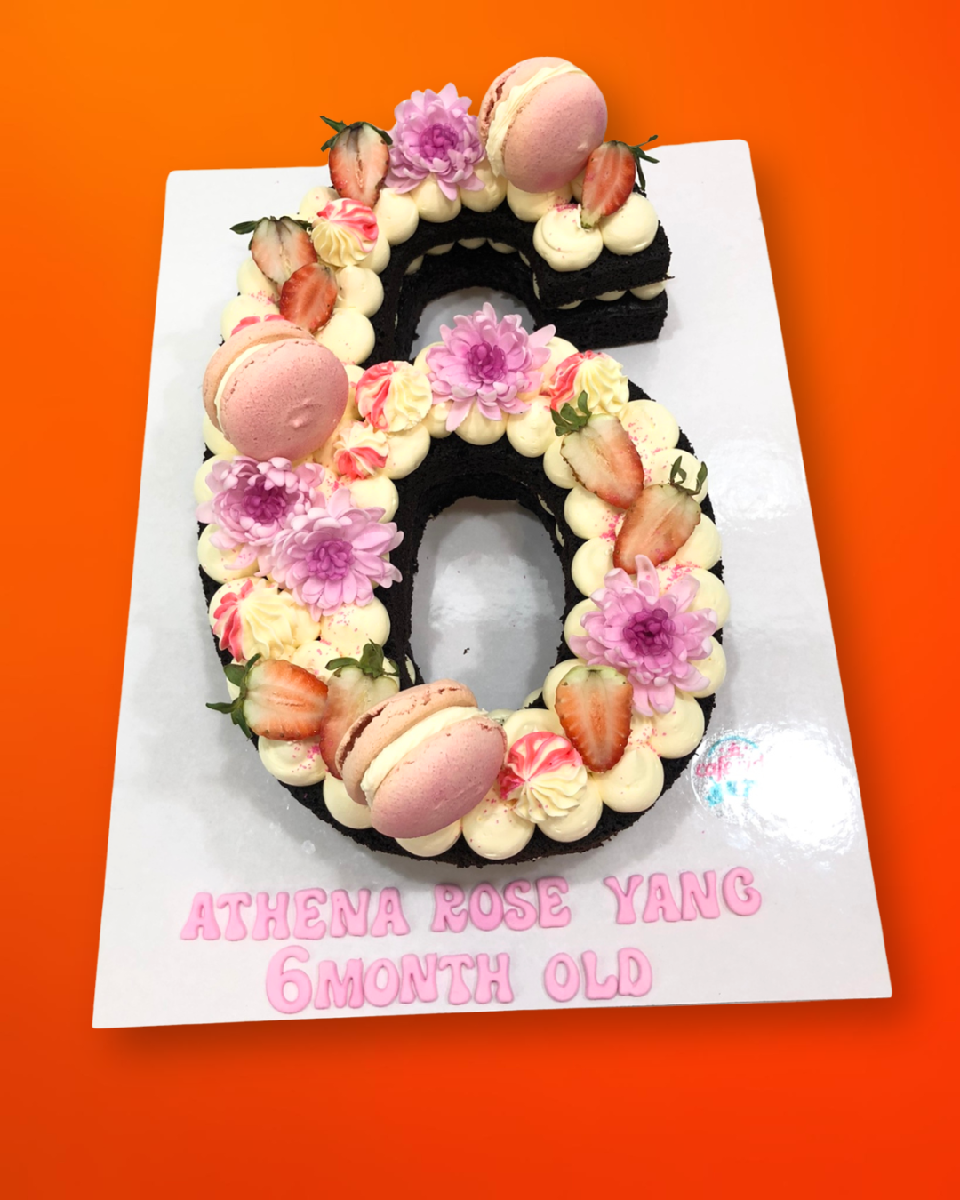 Birthday Monogram Cakes – Cafe Vida Custom Cakes