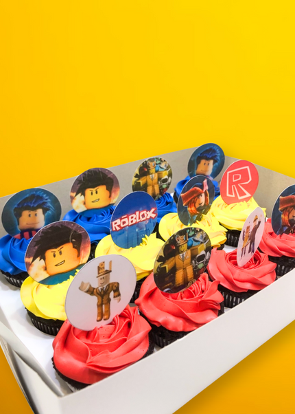 Roblox Cupcake Set (with Edible Print)