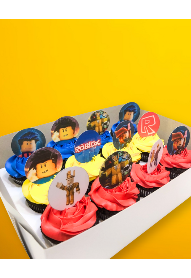 Roblox Cupcake Set (with Edible Print)