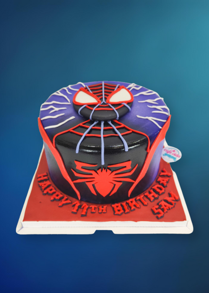 Superhero Themed Birthday Cake