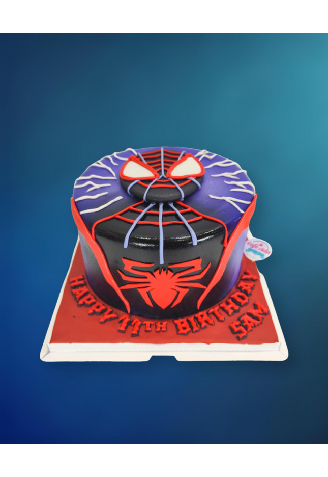 Superhero Themed Birthday Cake