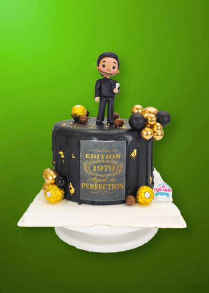 Work Celebration Fondant Cake