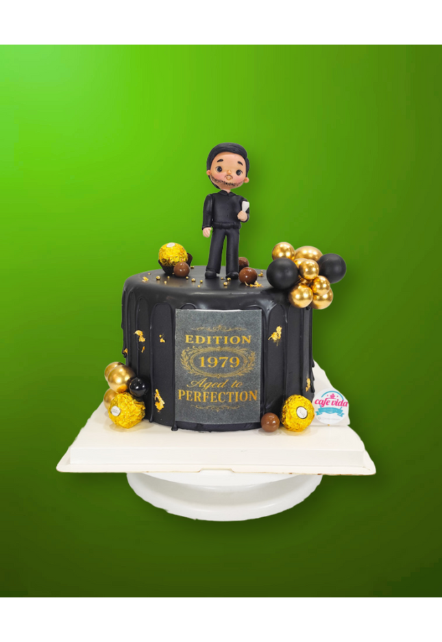 Work Celebration Fondant Cake